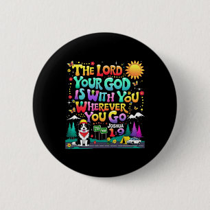 Vbs 2025 True North Roadtrip Der Herr dein Gott Ch Button