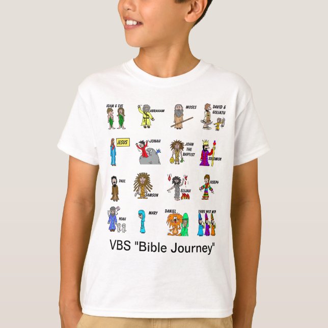 VBS Bibel-Reise-Shirt für Kinder T-Shirt (Vorderseite)