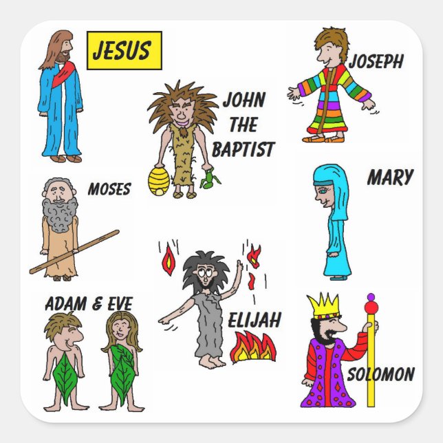 VBS Bible Jesus Stickers (Vorderseite)