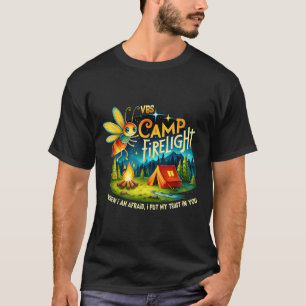 Vbs-Camp-Feuerwerk 2024 Camp-Feuerlicht-Ferien-Bib T-Shirt