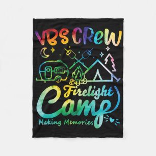 Vbs Crew Camp Feuerlicht Ferienbibelschule Camp Fleecedecke