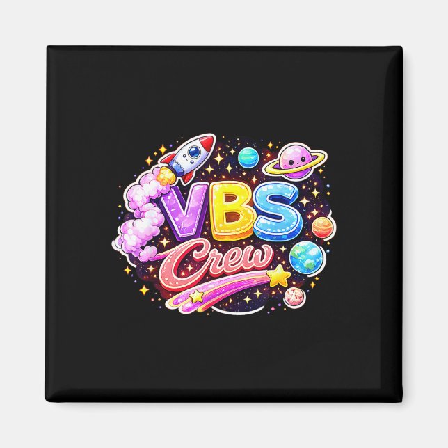 Vbs-Crew Ferien Bibel Schule Team religiös Magnet (Vorne)