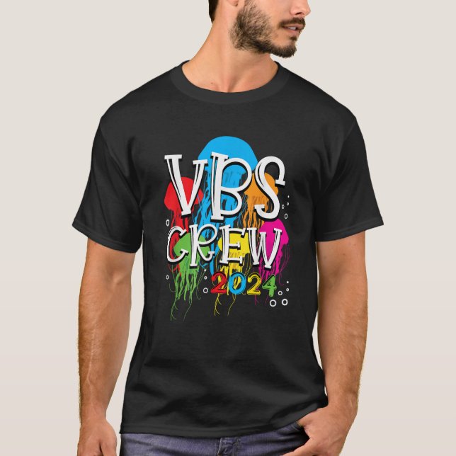 VBS Crew Vacation Bible School Scuba VBS 2024 Ocea T-Shirt (Vorderseite)