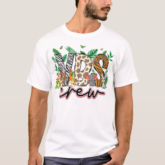 VBS Crew Vbs 2024 VB Bibelschule Jungle Adv T-Shirt (Vorderseite)