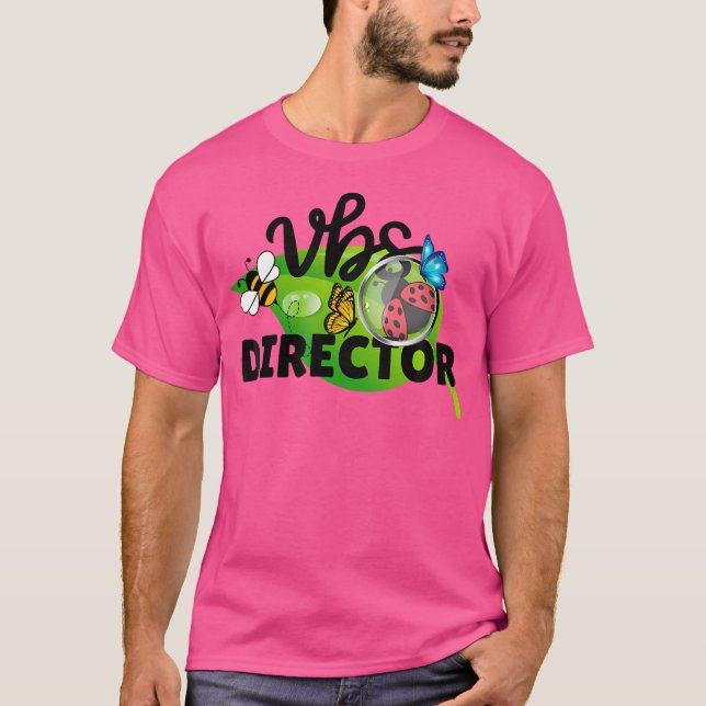 Vbs Director Magnified Smallest Insekten Adventure T-Shirt (Vorderseite)