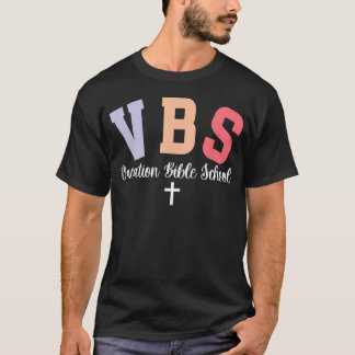 Vbs Ferien Bibel Schule Gruppe Vbs Lager Vbs Crew T-Shirt
