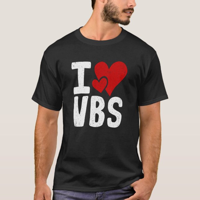 VBS I Liebe Vacation Bible School Christlich VBS C T-Shirt (Vorderseite)
