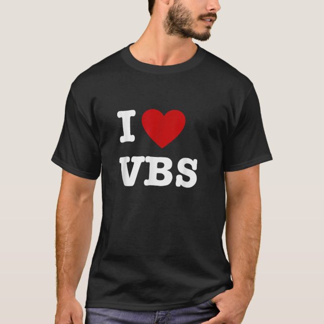 VBS I Liebe Vacation Bible School Christlich VBS C T-Shirt (Vorderseite)
