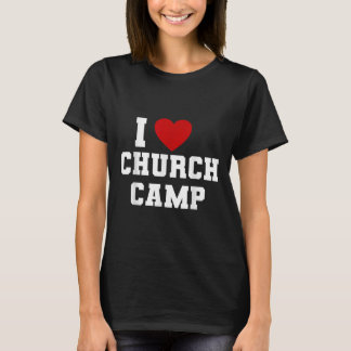 Vbs Ich liebe Kirchenlager Christliche Kirche Bibe T-Shirt