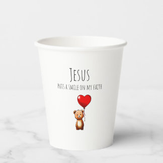VBS Jesus lächelt meinem Glauben zu - Party-Tasse Pappbecher