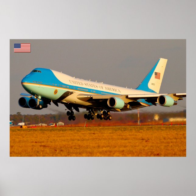 VC-25A (747-200B) POSTER (Vorne)