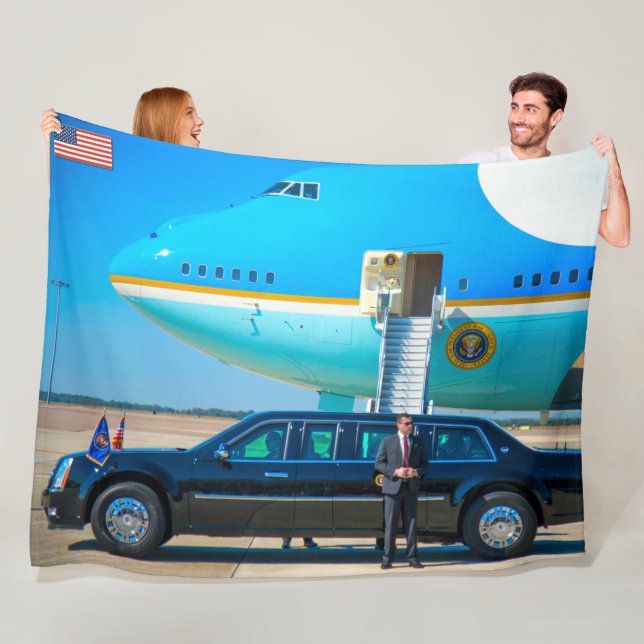 VC-25A (747-200B) und "THE BEAST" Fleecedecke (Beispiel)