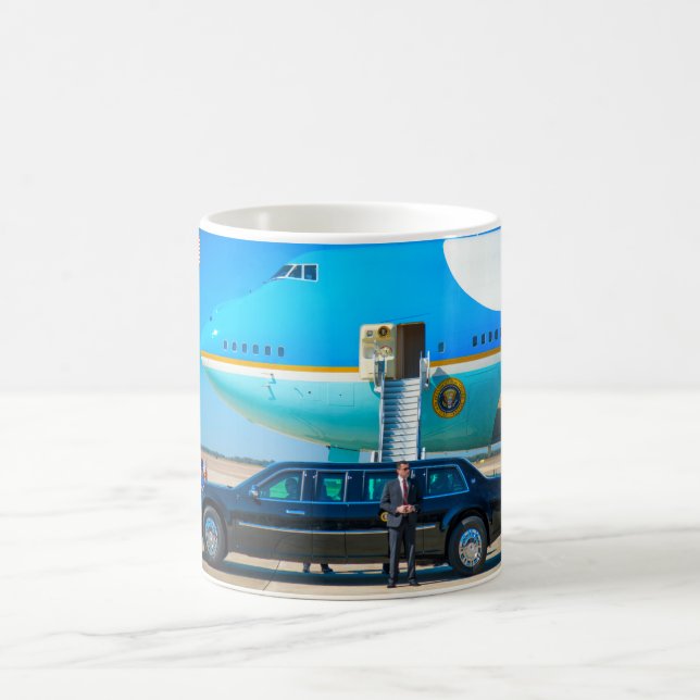 VC-25A (747-200B) und "THE BEAST" Kaffeetasse (Mittel)