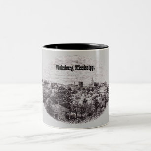 Vcksburg, Mississippi-Tasse Zweifarbige Tasse