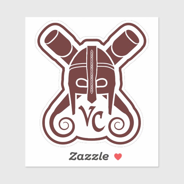 VCman Helm Logo Decal Aufkleber (Blatt)