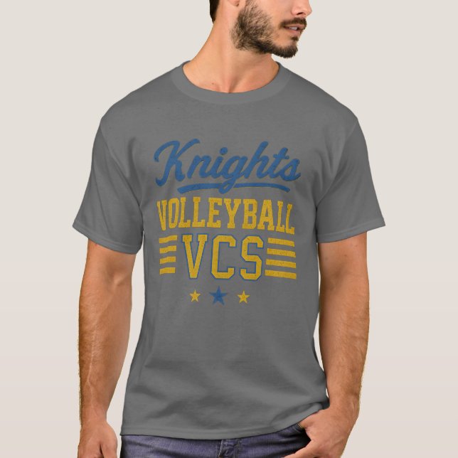 VCS Knights Volleyball 2025 T-Shirt (Vorderseite)