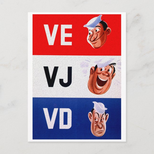 VD ist kein Spaß Postkarte (Vorderseite)
