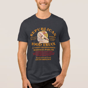VD STD Trump Drive-Through-Bestechungsfenster TSHI Tri-Blend Shirt