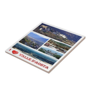 VDA006 VALLE D'AOSTA I Liebe, Mosaik Fliese