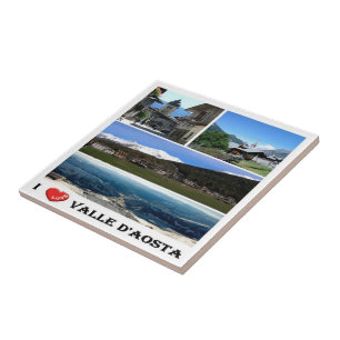 VDA007 VALLE D'AOSTA I Liebe, Mosaik Fliese