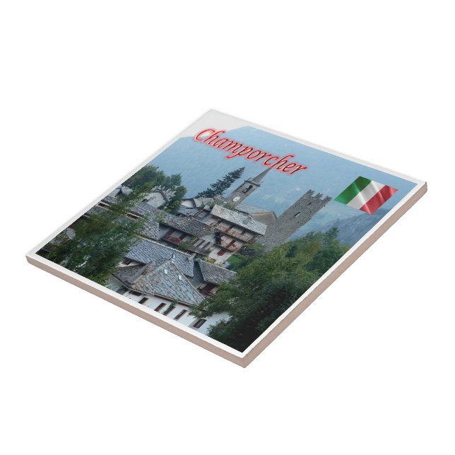 VDA032 CHAMPORCHER, Aostatal, Italien, Fliese (Seite)