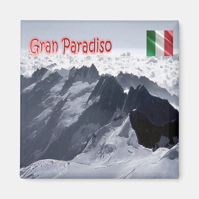 VDA035 GRAN PARADISO - the Peaks - Italien - Kühls Magnet (Vorne)