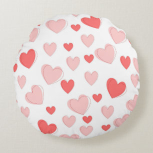 Vday Red Pink Heart Throw Kissen für Couch/Schlafz