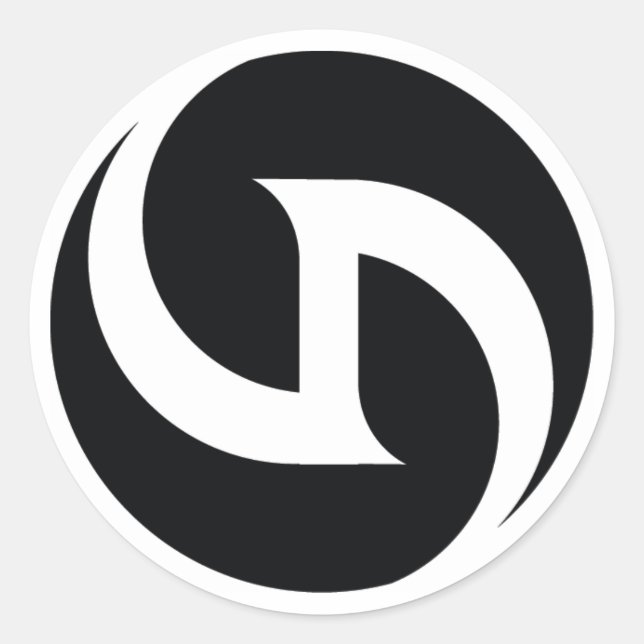 vDream Logo-Aufkleber Runder Aufkleber (Vorderseite)