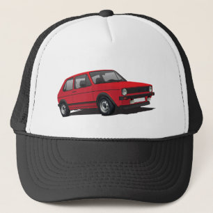 VDUB Wagen Golf GTI MK1 rote Mütze