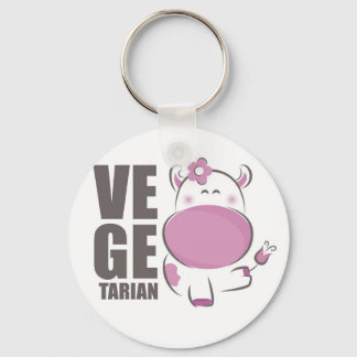 Ve Ge Tarian (rosa Kuh) Schlüsselanhänger
