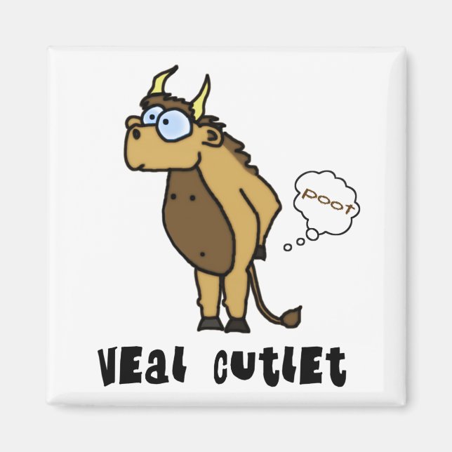 Veal Cutlet Magnet (Vorne)