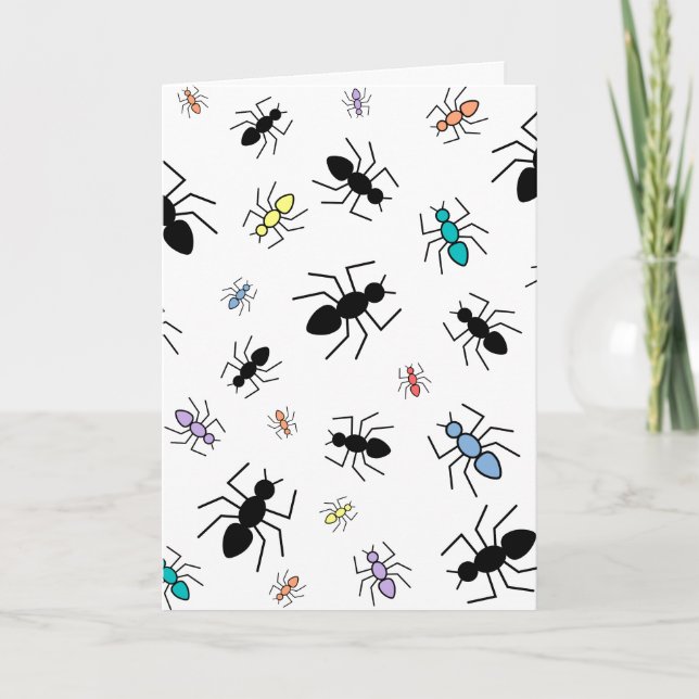 Vector Ant Collage Karte (Vorderseite)