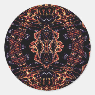 Vector Art, Abstrakt Flammen Aufkleber