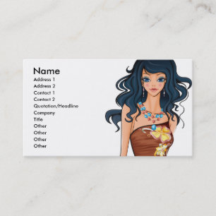 Vector_Beauties_-0005, Name, Adresse 1, Anschrift. Visitenkarte