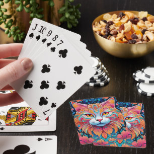 Vector Cat Card Spielkarten