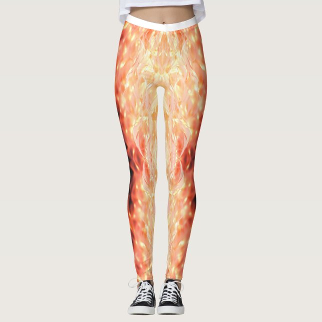 Vector Fire Ombre Leggings (Vorderseite)