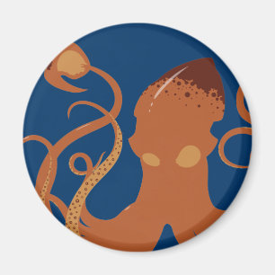 Vector Giant Tintenfisch Magnet
