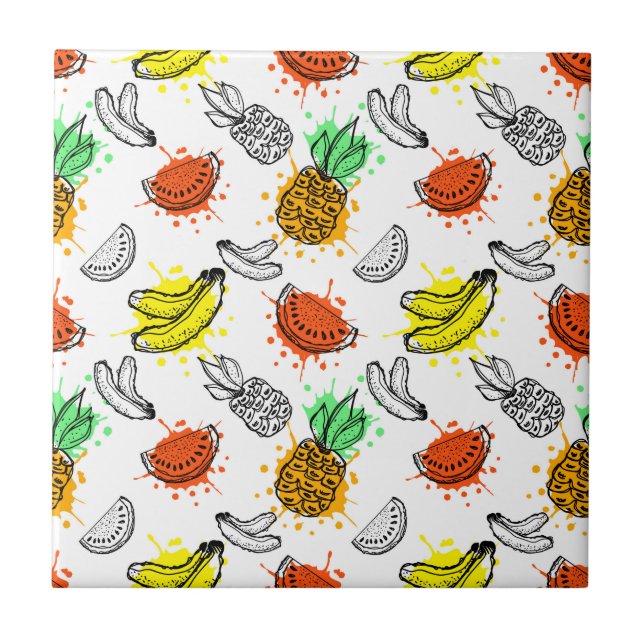 Vector Graphic Seamless-Muster Fliese (Vorderseite)