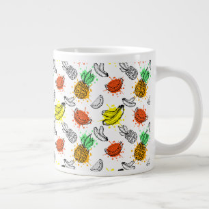 Vector Graphic Seamless-Muster Jumbo-Tasse