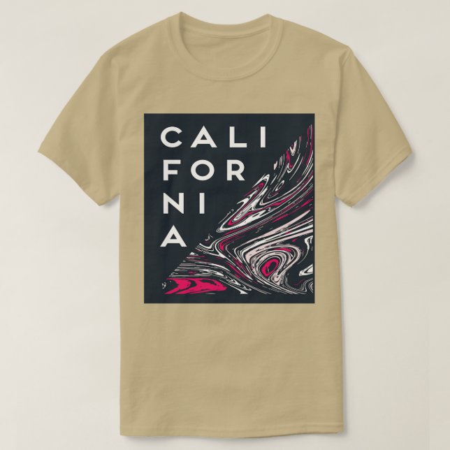 Vector Illustration Theme Surf Rider T-Shirt (Design vorne)