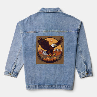 Vector Illustration, zentriertes Design Jeansjacke