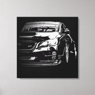Vector Image Subaru Impreza Wrx Sti Leinwanddruck