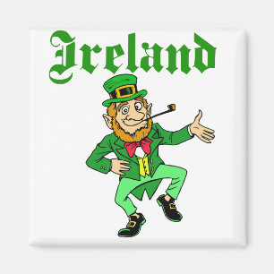 Vector - Leprechaun Irland Magnet