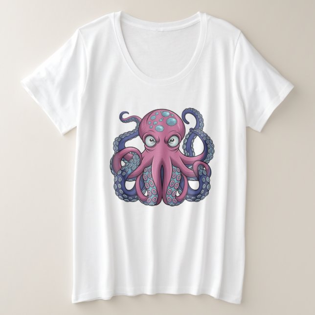 Vector Octopus Monster T - Shirt Design - Edo Ukiy (Design vorne)