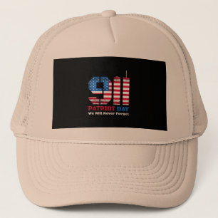 Vector Patriot Tagesdesign mit amerikanischer Flag Truckerkappe