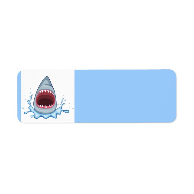 vectorstock_383155 Cartoon Shark Teeth hungrig (Vorne)