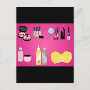 vectorvaco_makeup_Set_09102801_large Postkarte