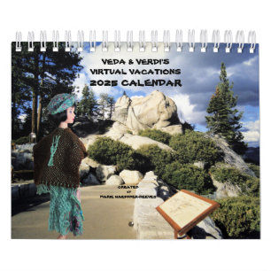 VEDA & VERDI'S VIRTUAL VACATIONS 2025 CALENDAR KALENDER