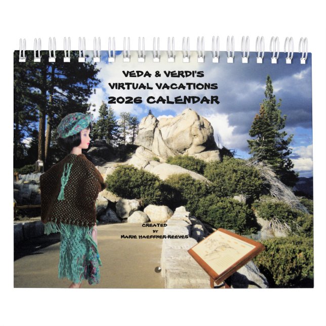 VEDA & VERDI'S VIRTUAL VACATIONS 2026 CALENDAR KALENDER (Titelbild)