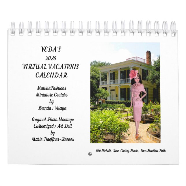 Veda's Virtual Vacations in MatisseFashions 2026 Kalender (Titelbild)